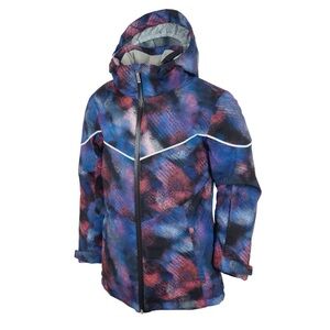 Sunice - girls ski SNOW winter coat purple pink removable hood  zip up jacket 12